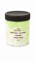GREEN TEA + CUCUMBER WHIPPED SUGAR SCRUB