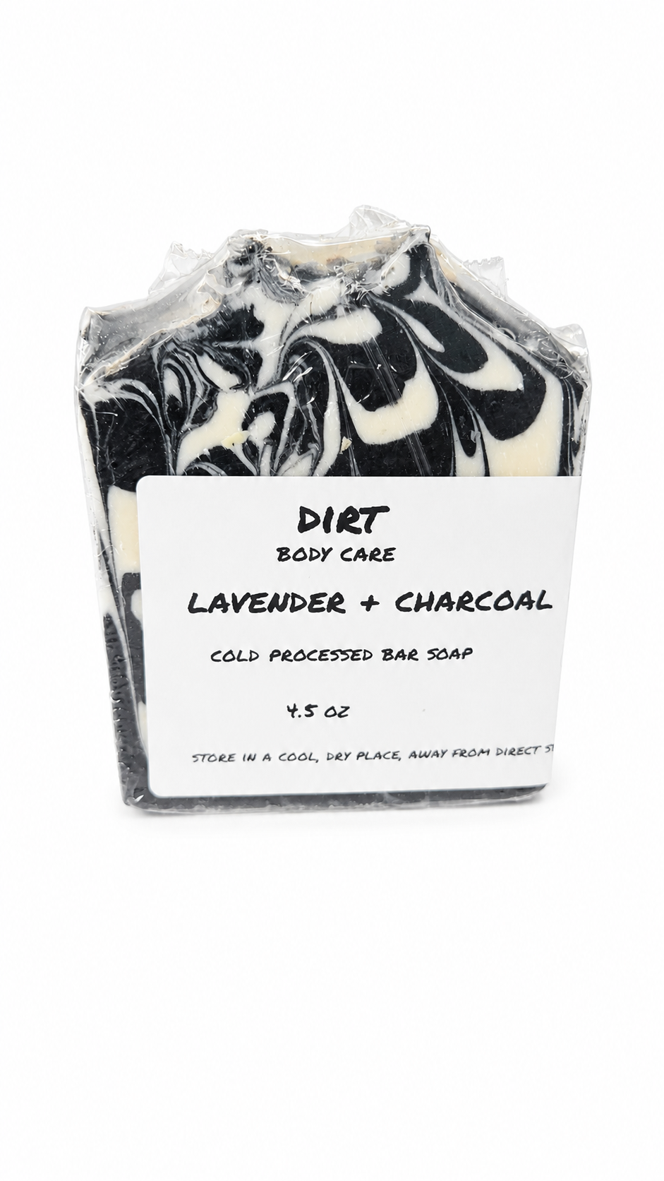 LAVENDER + CHARCOAL BAR SOAP