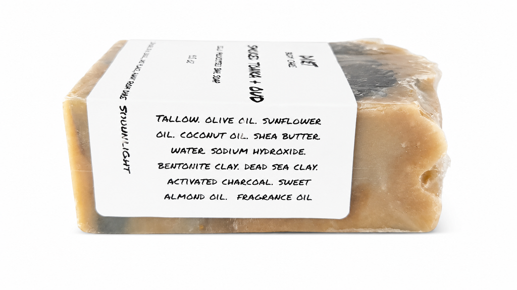 SMOKED TONKA + OUD BAR SOAP
