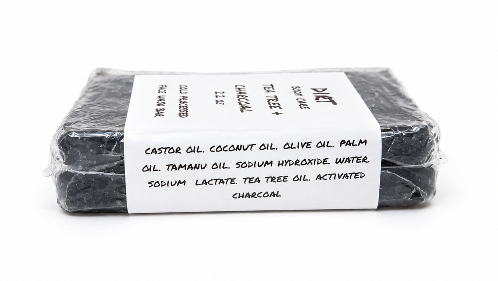 TEA TREE + CHARCOAL FACE WASH BAR