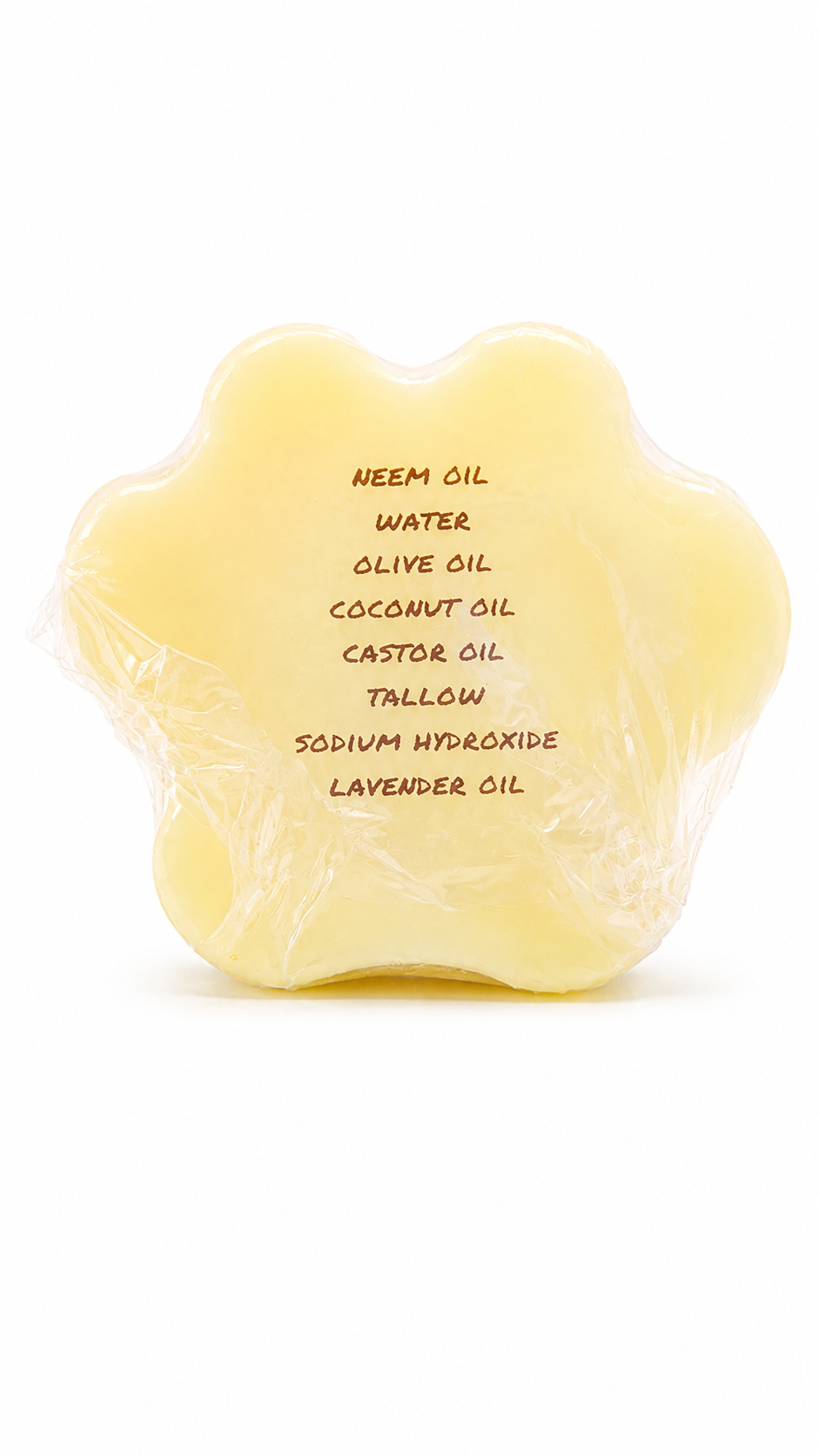 PAW-SHAPED DOG SHAMPOO BAR
