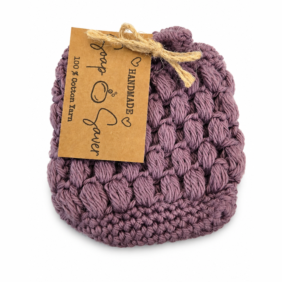 HANDMADE 100% COTTON SOAP SAVERS