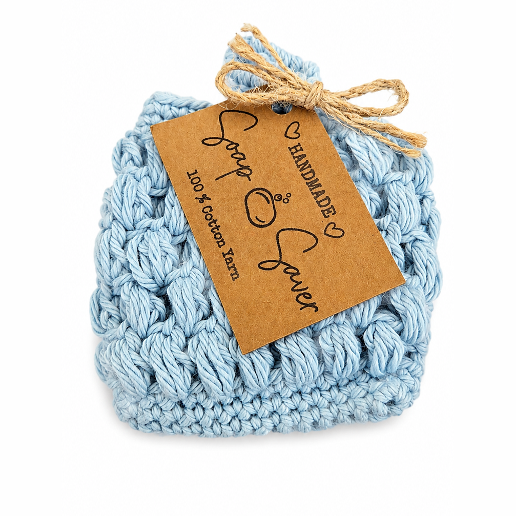 HANDMADE 100% COTTON SOAP SAVERS