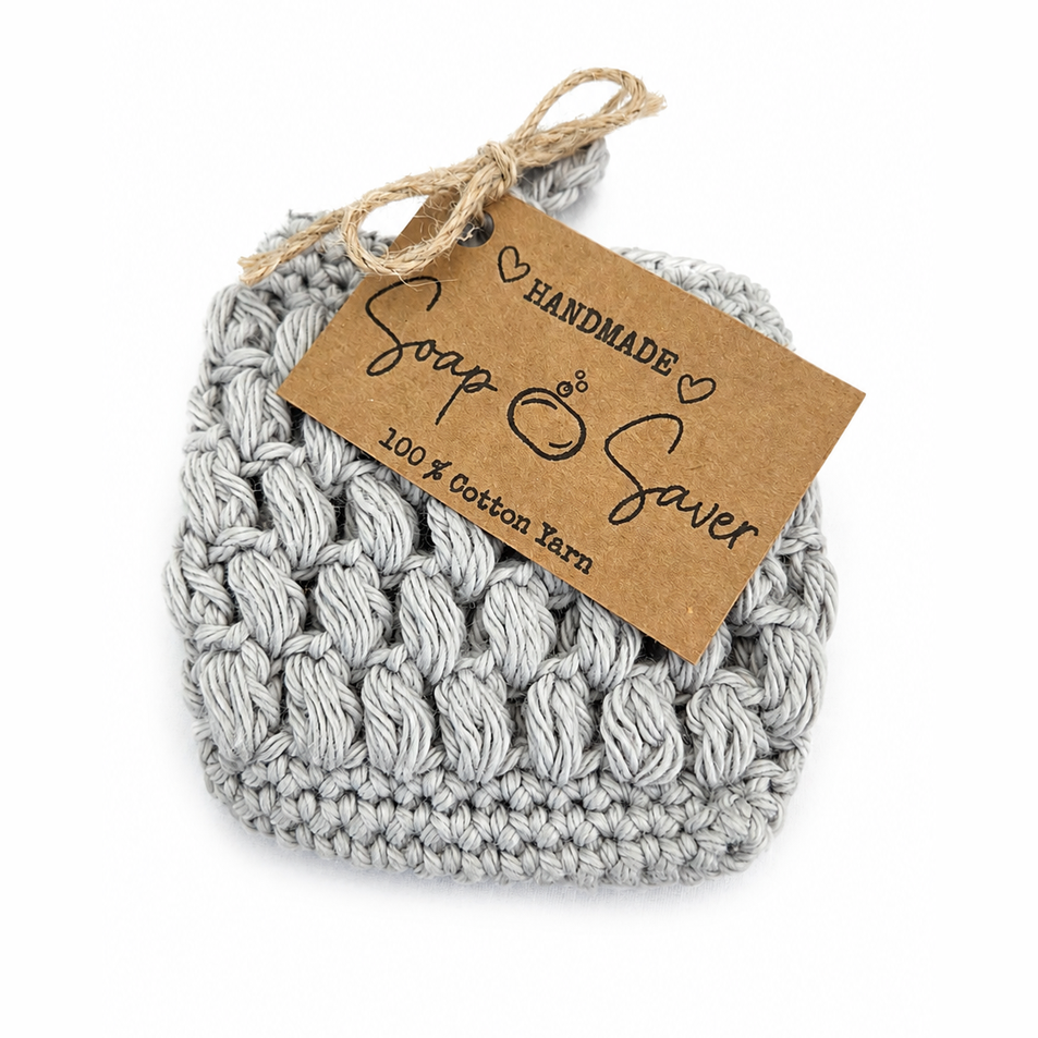 HANDMADE 100% COTTON SOAP SAVERS