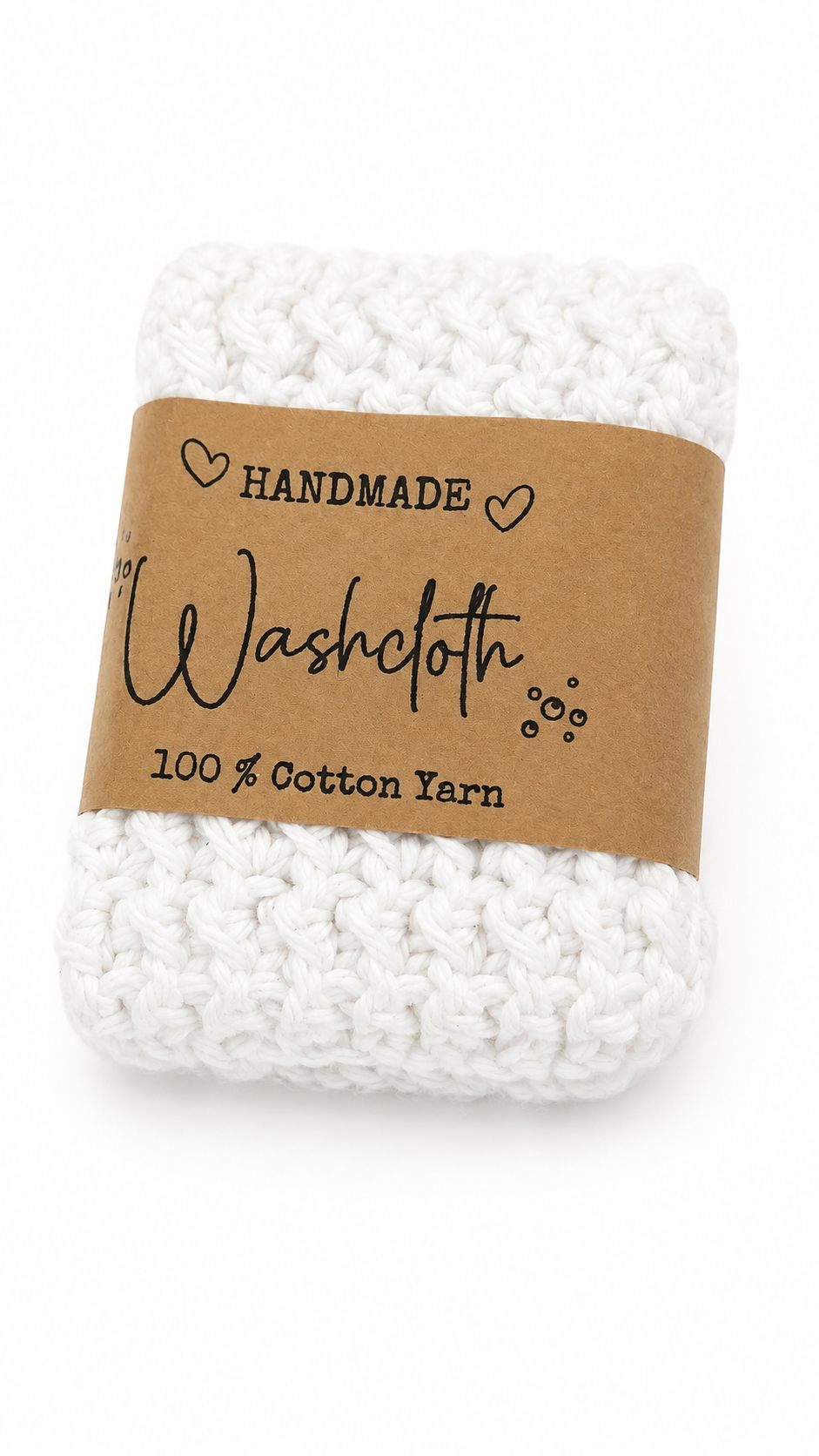 HANDMADE 100% COTTON WASH CLOTHS
