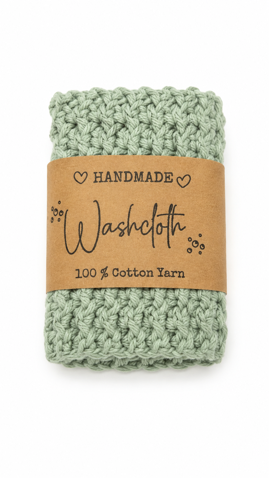 HANDMADE 100% COTTON WASH CLOTHS