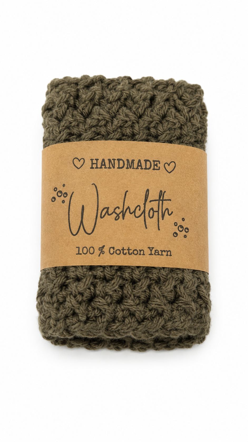 HANDMADE 100% COTTON WASH CLOTHS