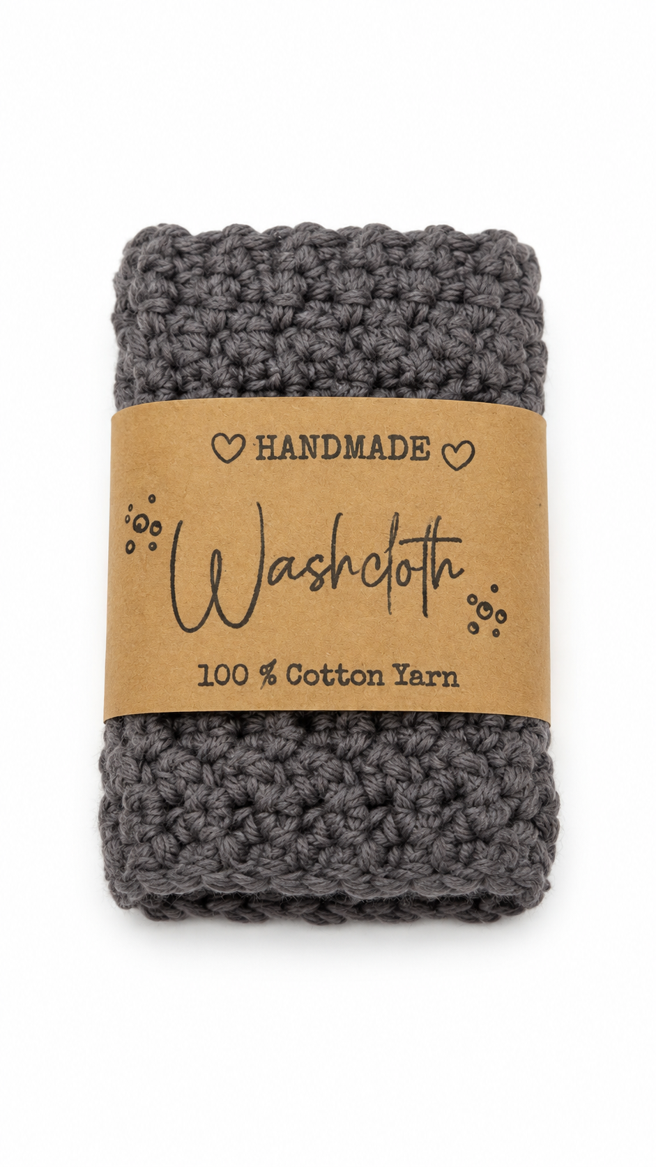 HANDMADE 100% COTTON WASH CLOTHS