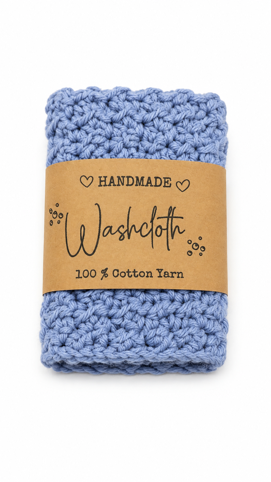 HANDMADE 100% COTTON WASH CLOTHS