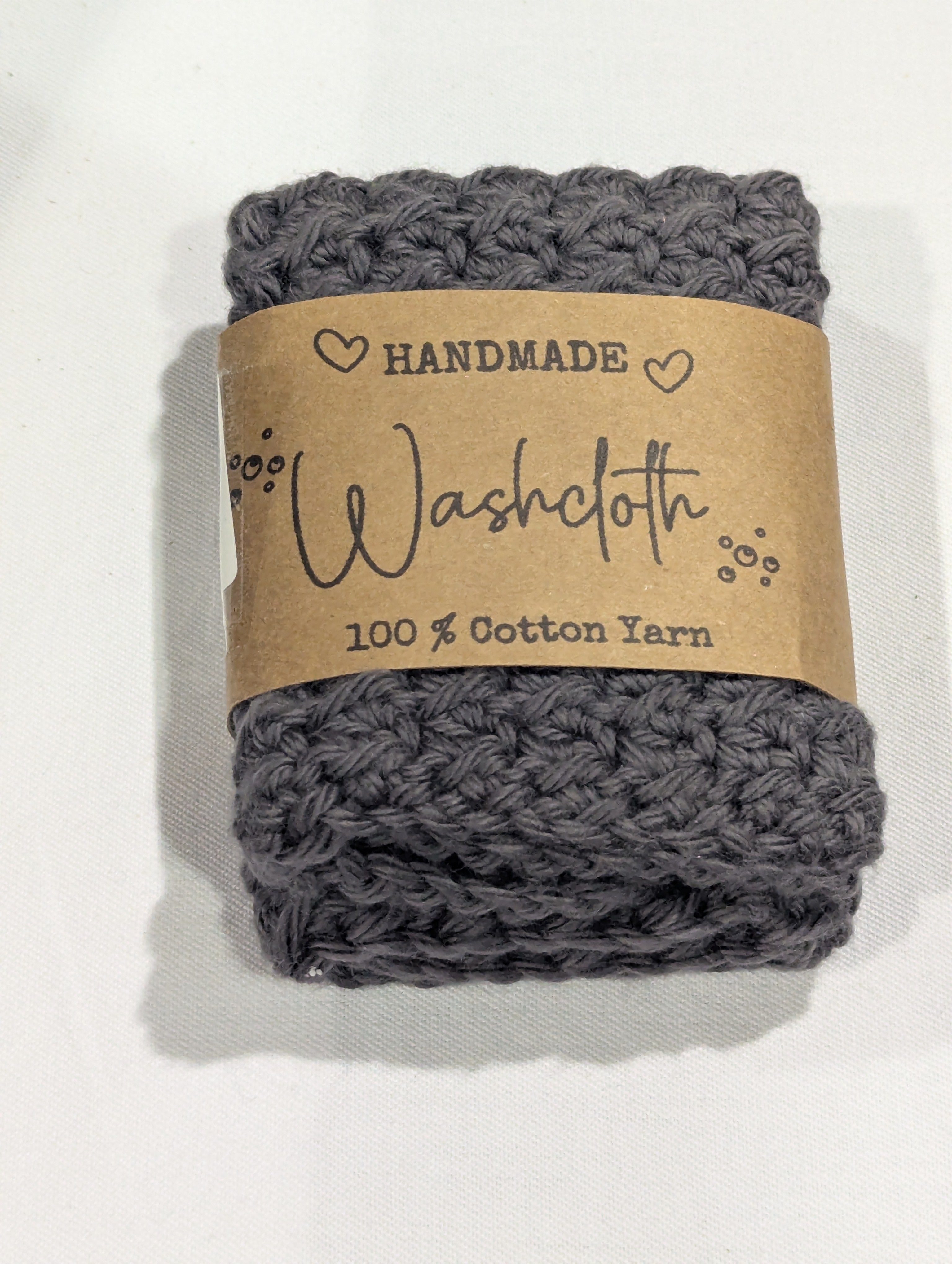 Handmade 100% Cotton WASHCLOTHS