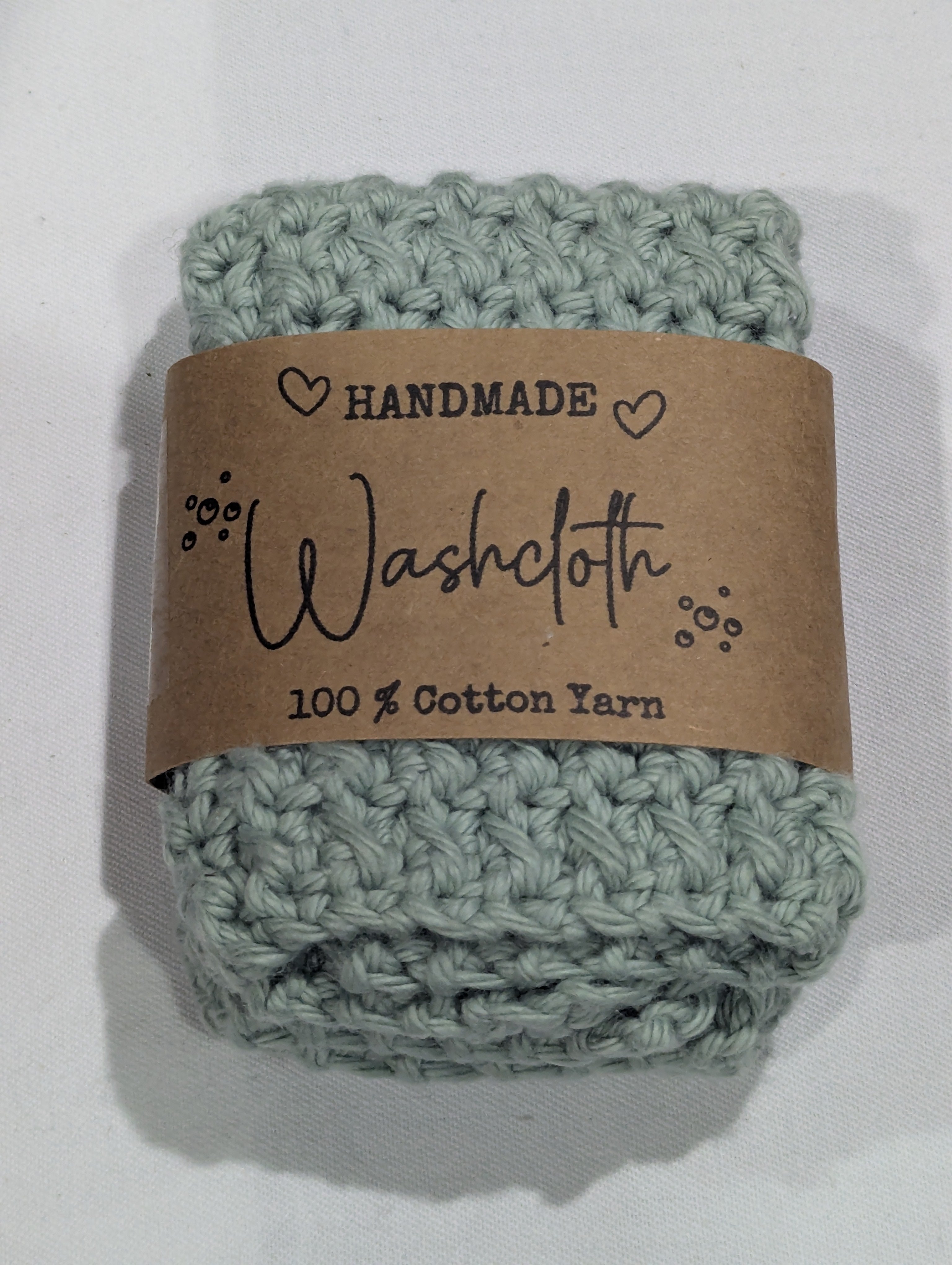Handmade 100% Cotton WASHCLOTHS