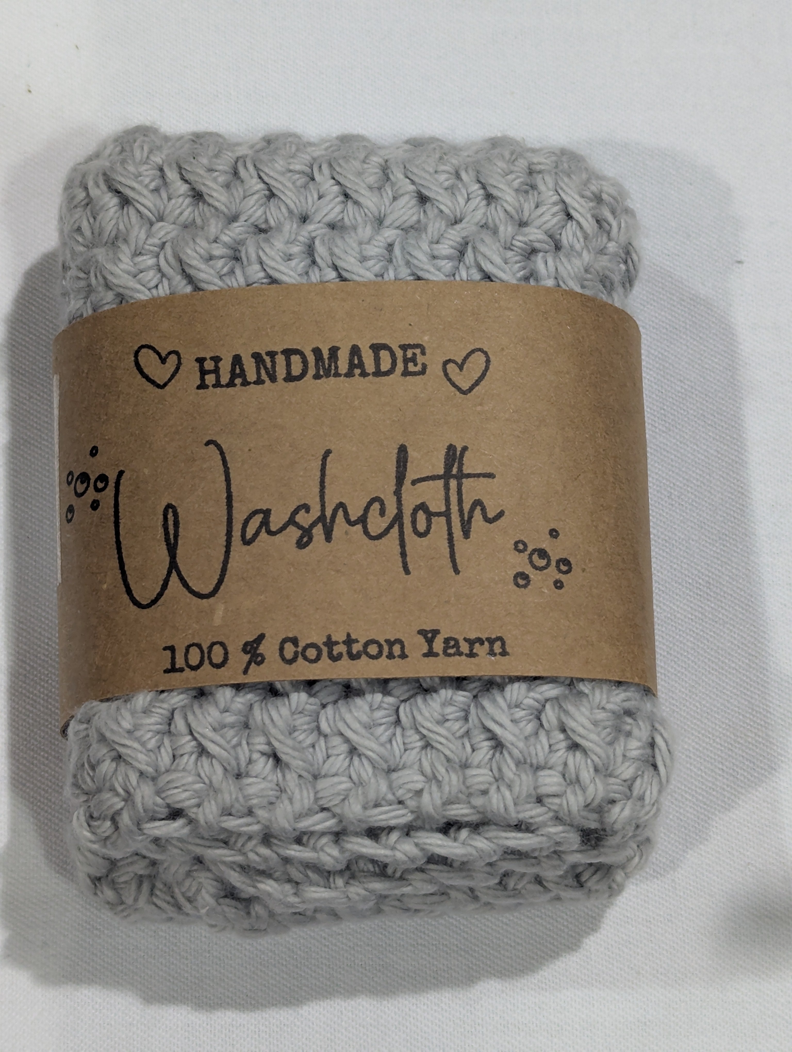 Handmade 100% Cotton WASHCLOTHS