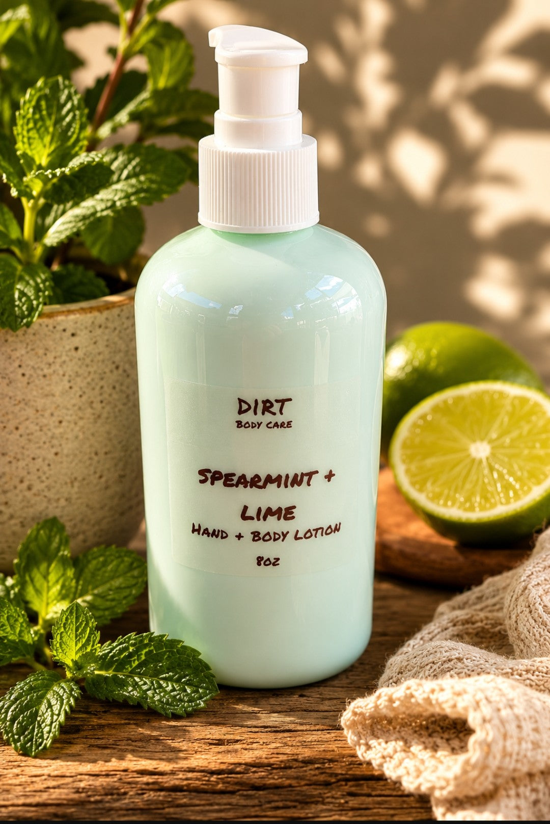 SPEARMINT + LIME LOTION